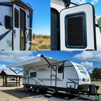 Torkrig Privacy Blackout RV Door Window Shade