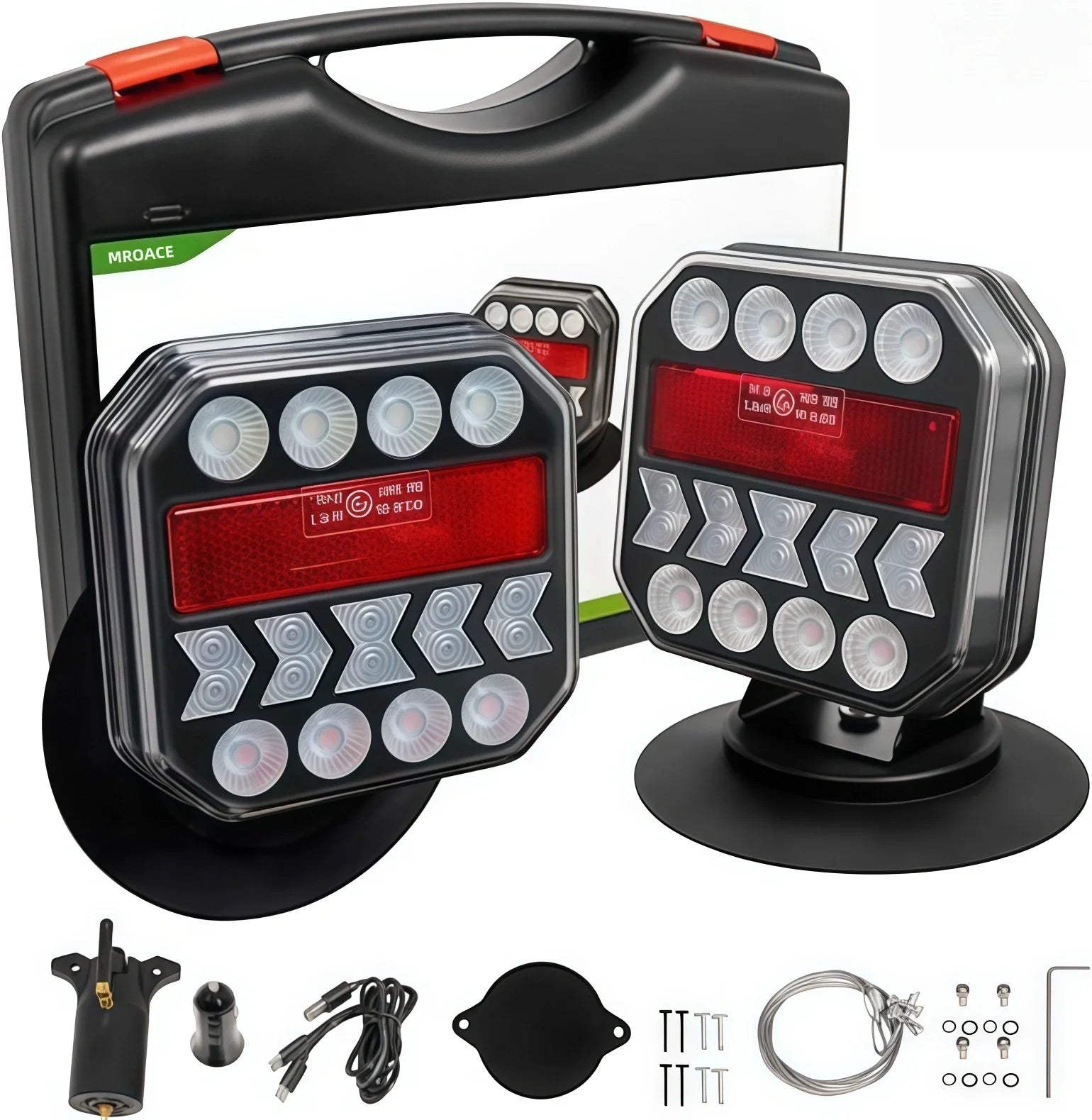 Torkrig Magnetic Wireless Trailer Lights Kit