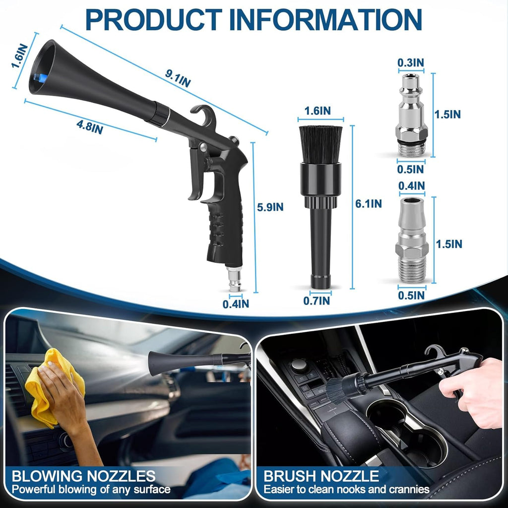 Torkrig High Pressure Car Detailing Air Blow Gun
