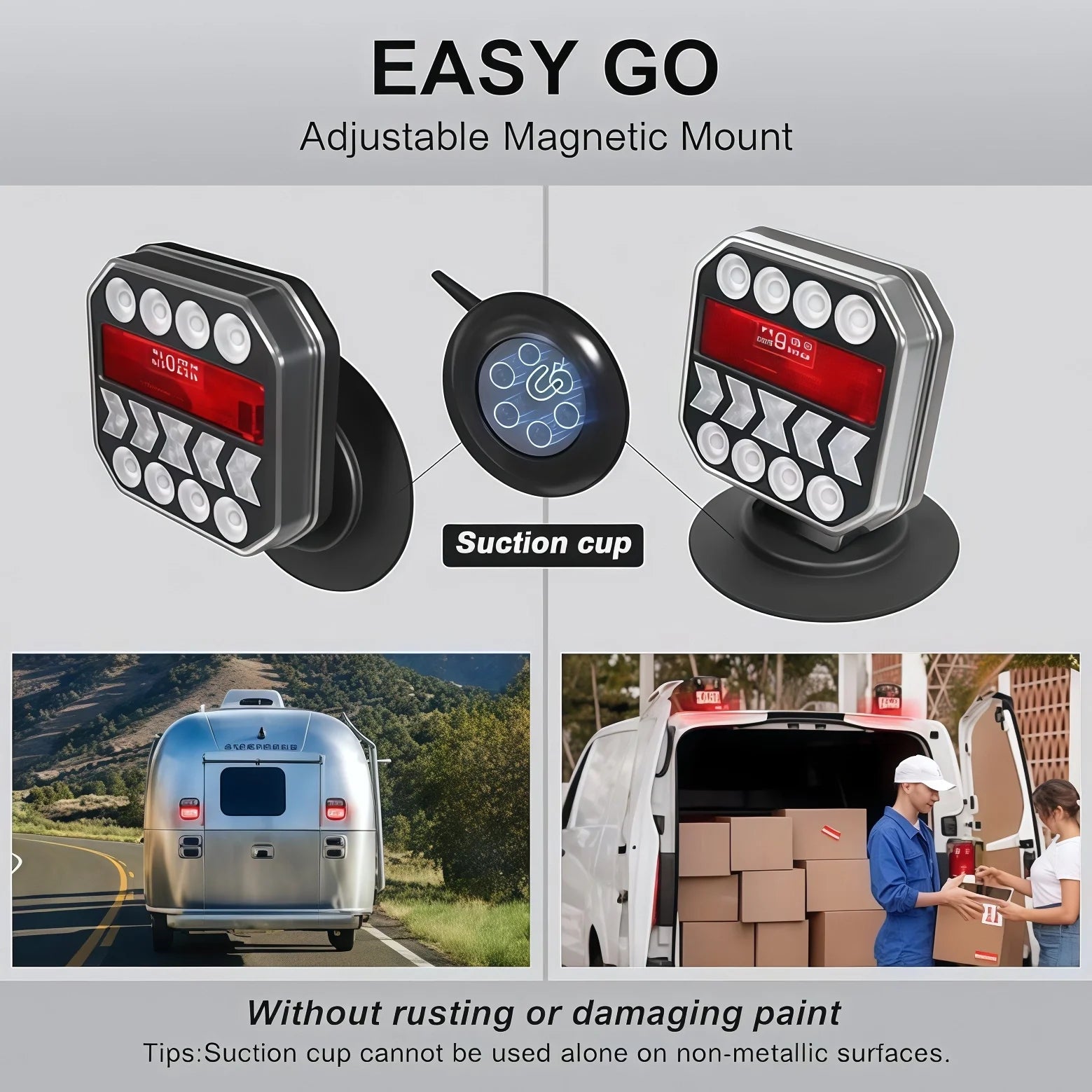 Torkrig Magnetic Wireless Trailer Lights Kit