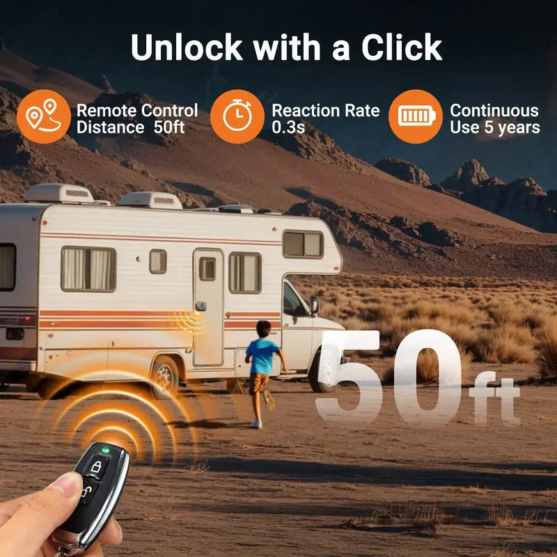 Torkrig Remote Control RV Door Lock(Fits Most Models)