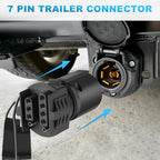 Torkrig™ 7 Pin to 4 Pin & 5 Pin RV Trailer Blade Plug Adapter (2-in-1)