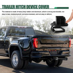 Torkrig™ American Flag Trailer Hitch Cover - Matte Black 2 Inch Plug