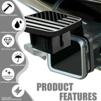 Torkrig™ American Flag Trailer Hitch Cover - Matte Black 2 Inch Plug