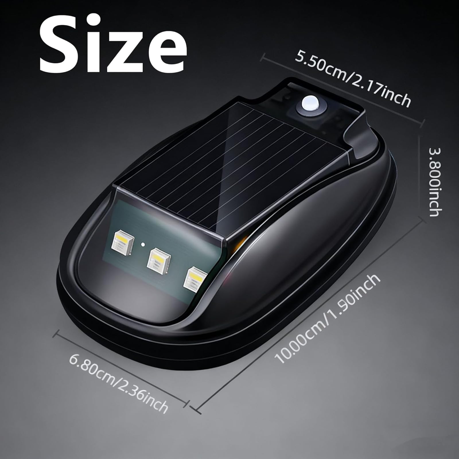 Torkrig Solar Car Roof Neon RGB Strobe Light