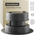 Torkrig™ Aluminum RV Roof Plumbing Vent Cap Kit with Mesh Screen