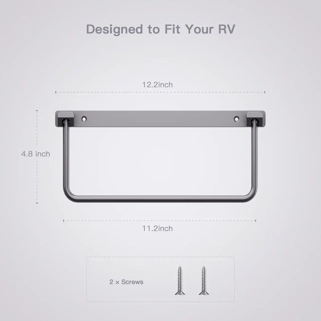Torkrig™ Foldable Aluminum RV Shoe Rack - Wall Mounted Saver (2 Pack)