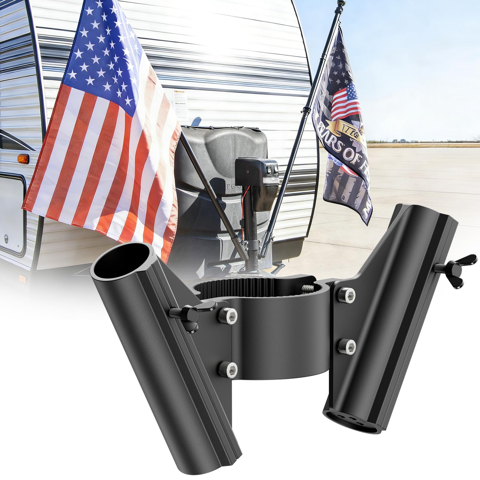 Torkrig Dual Flag Pole Mount