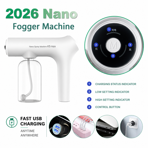 Torkrig Atomizer Sprayer Rechargeable Nano Mist & Barber Spray Gun
