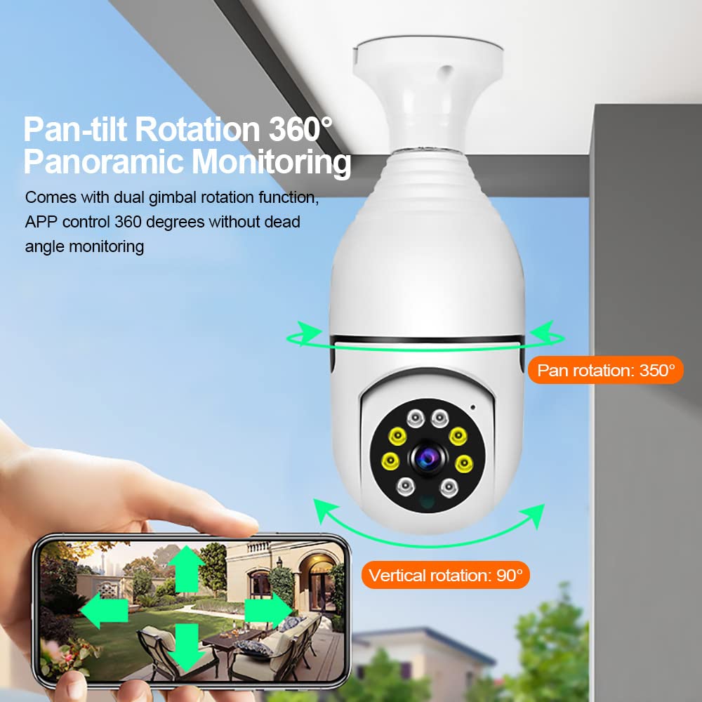 Torkrig Light Bulb Security Camera