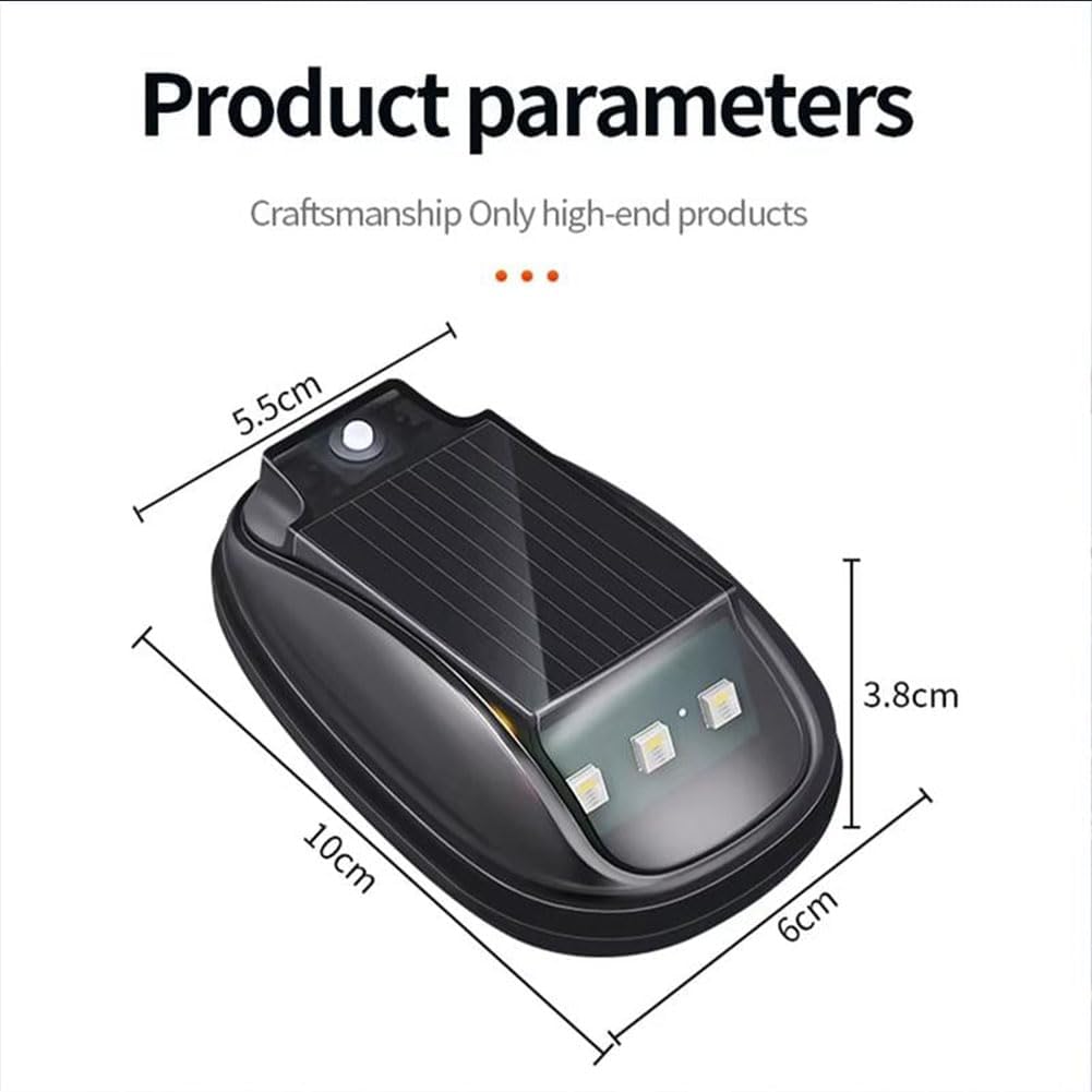 Torkrig Solar Car Roof RGB Strobe Light