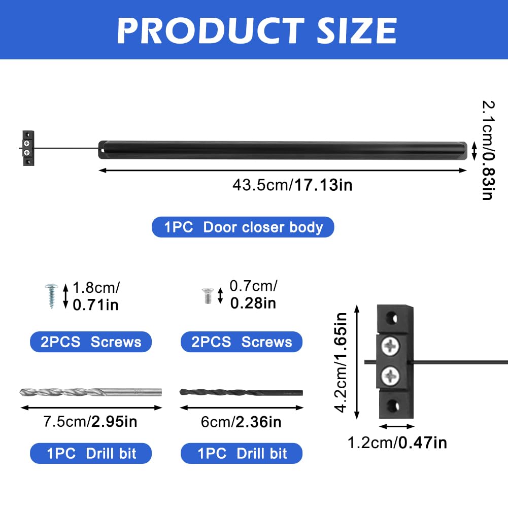Torkrig™ RV Screen Door Closer Kit - Automatic Spring-Close DIY Kit