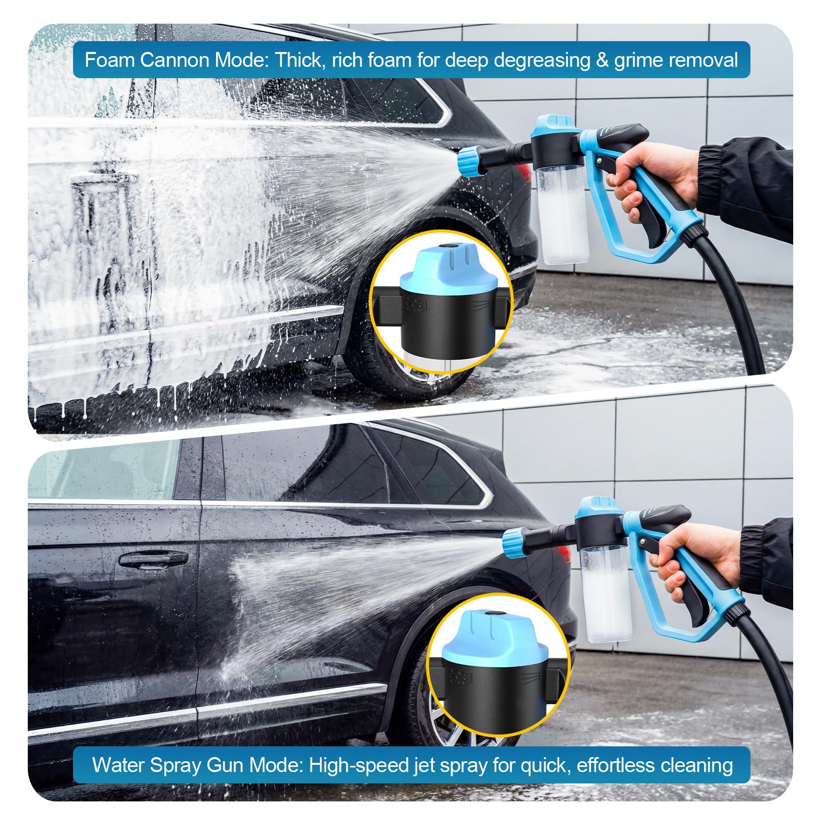 Torkrig Car Wash Foam Gun for Garden Hose