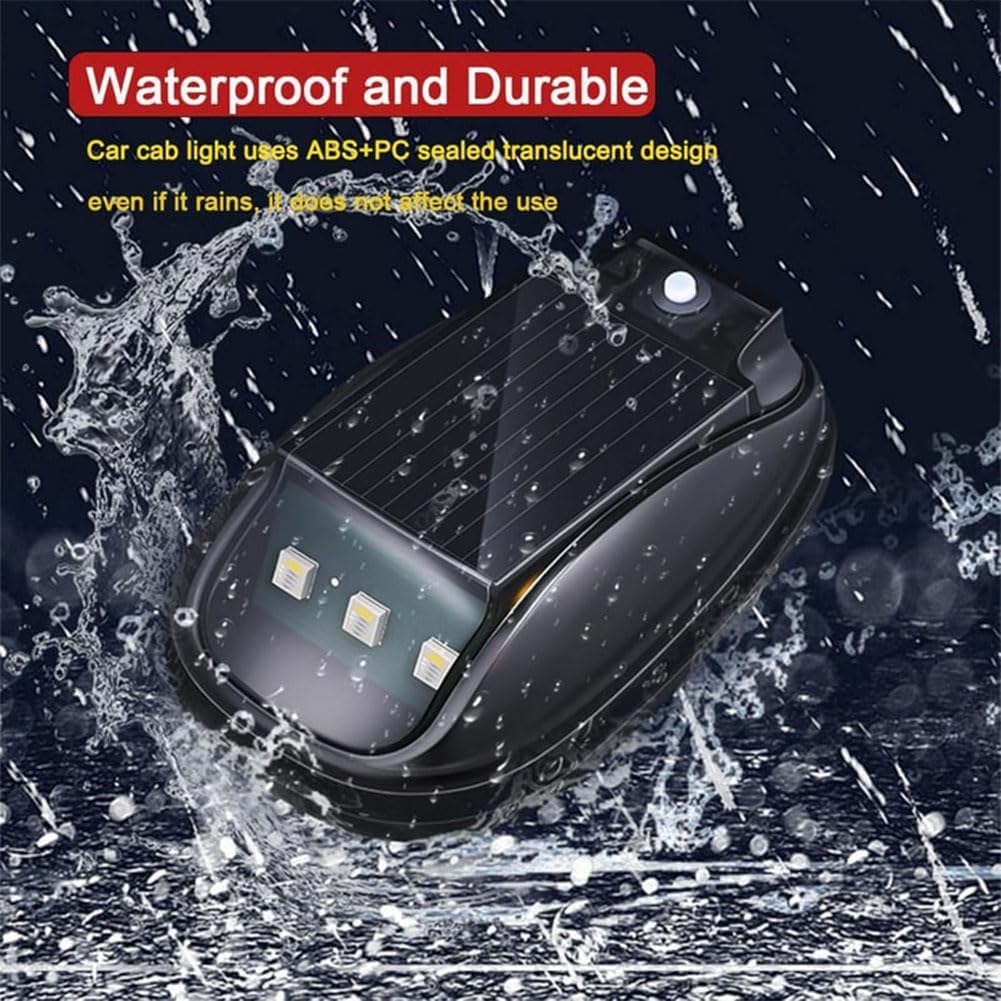 Torkrig Solar Car Roof RGB Strobe Light