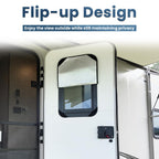 Torkrig Privacy Blackout RV Door Window Shade
