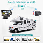 Torkrig™ Magnetic Solar Wireless Backup Camera System - 1080P HD