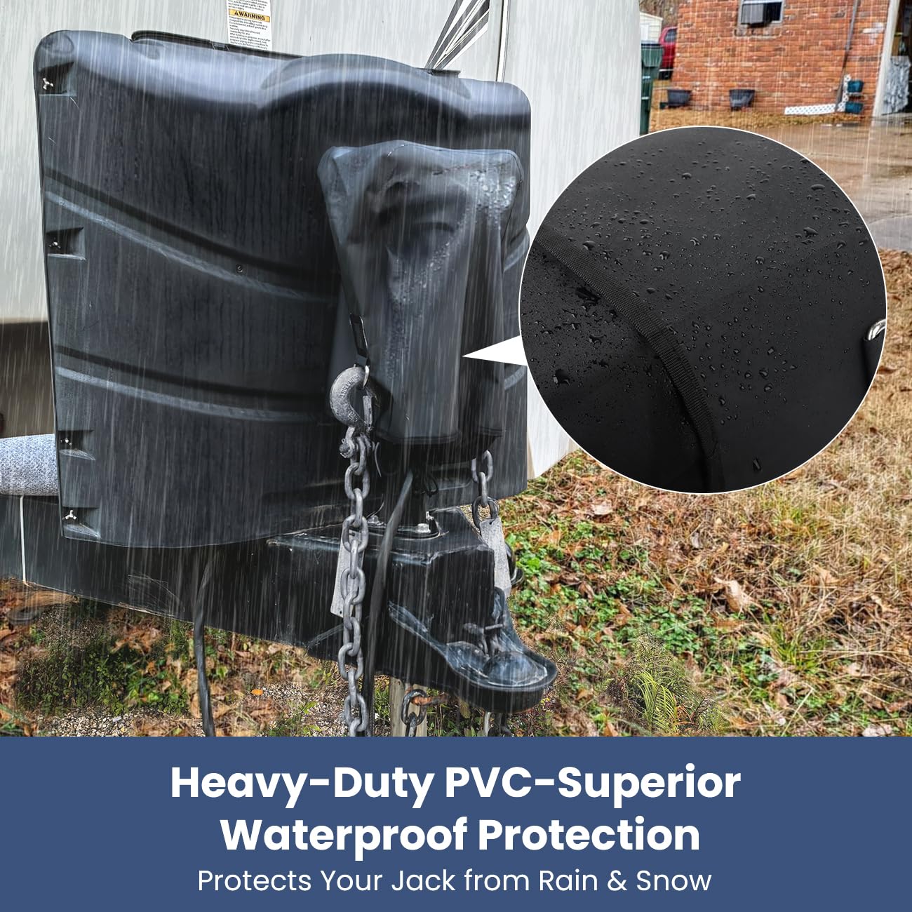 Torkrig RV Electric Tongue Jack Cover