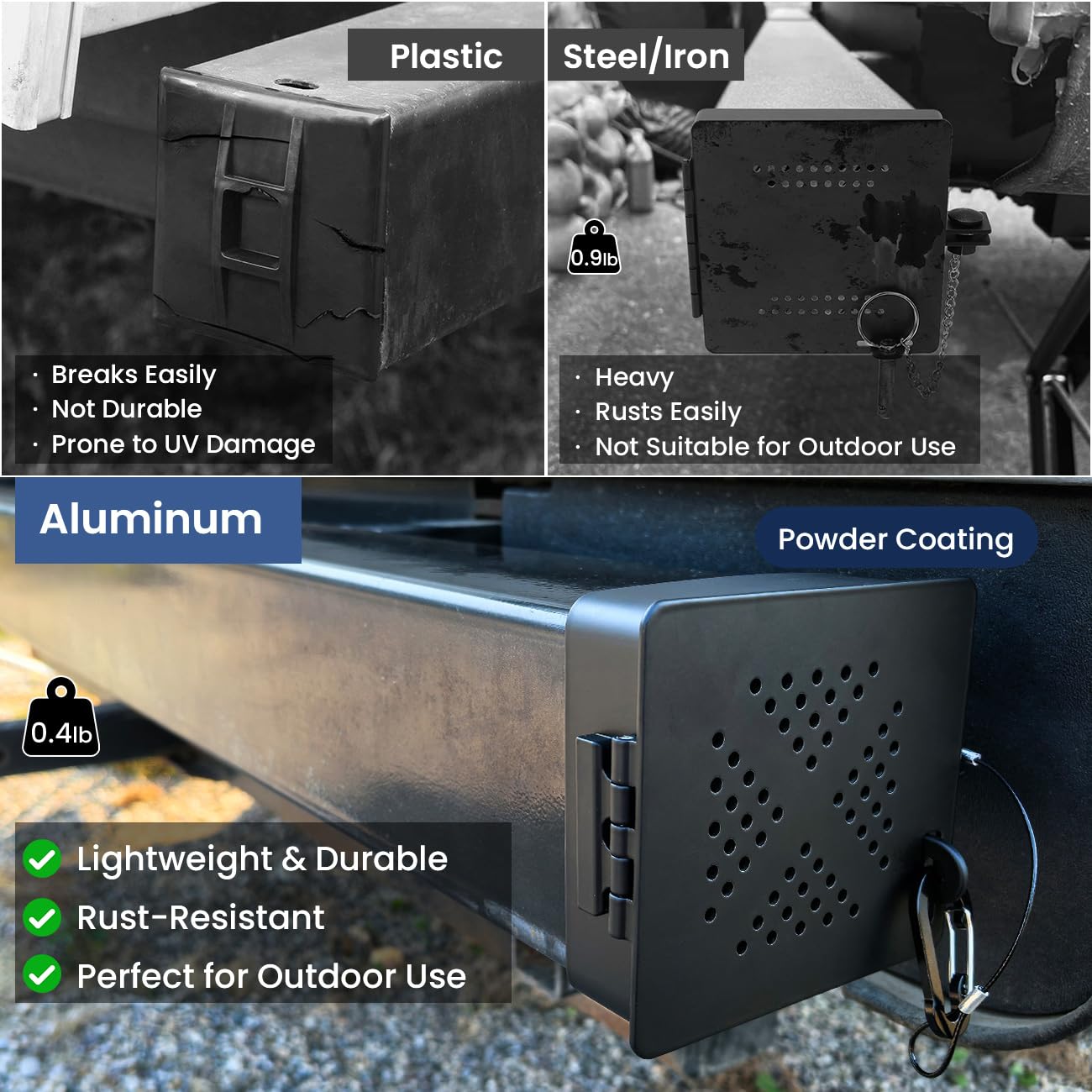 Torkrig Aluminum Vented Bumper End Cap