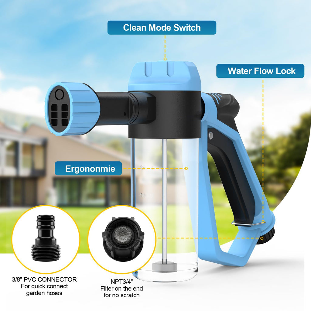 Torkrig Car Wash Foam Gun for Garden Hose