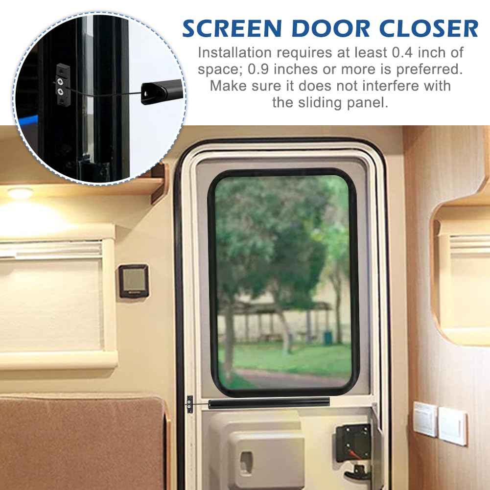 Torkrig™ RV Screen Door Closer Kit - Automatic Spring-Close DIY Kit