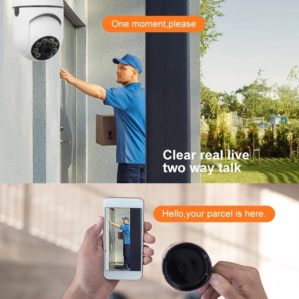 Torkrig Light Bulb Security Camera