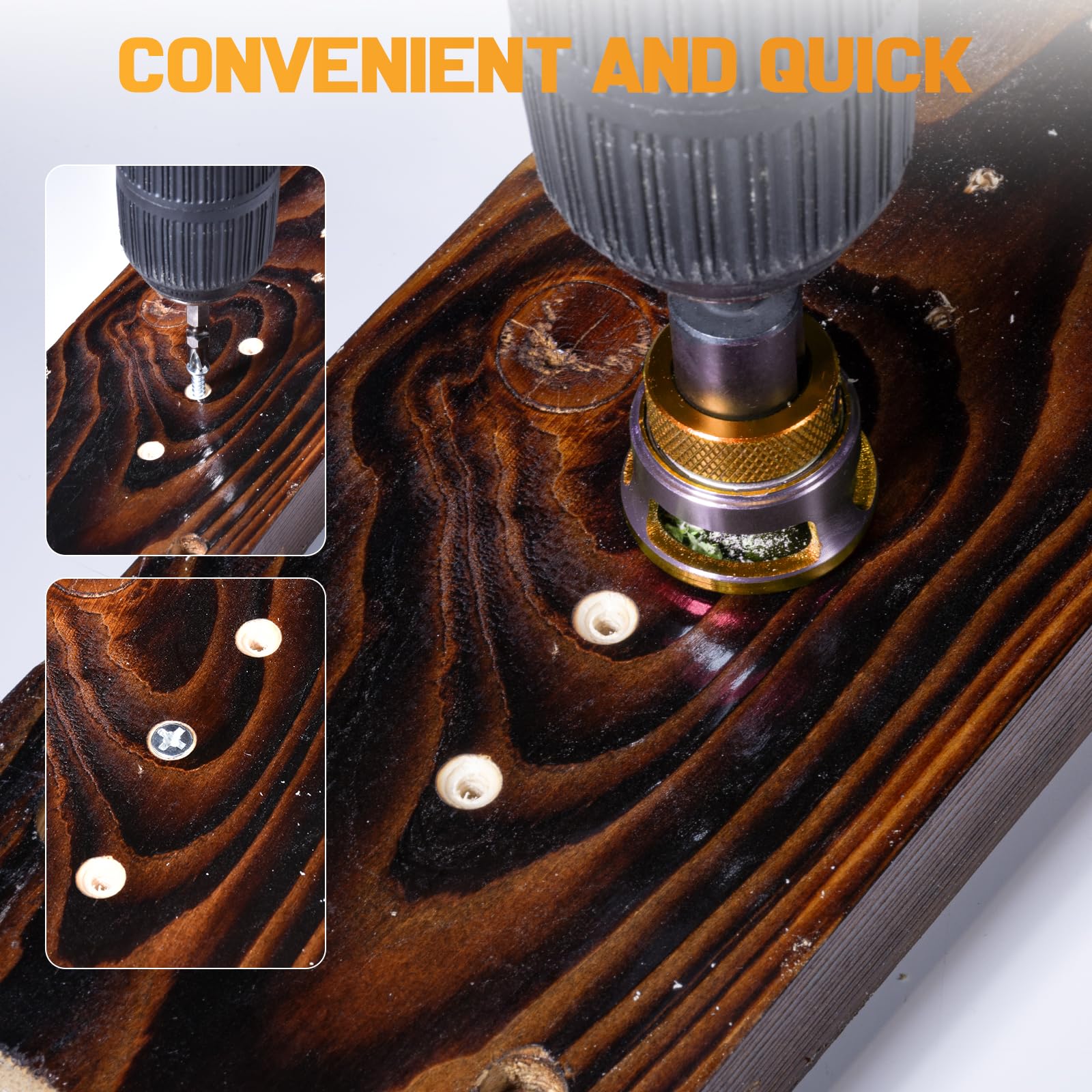 Torkrig Countersink Drill Bit Set for Wood Kit