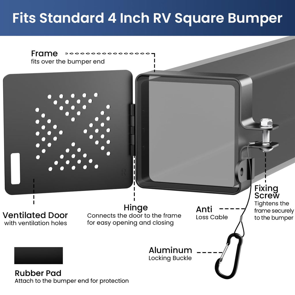 Torkrig Aluminum Vented Bumper End Cap