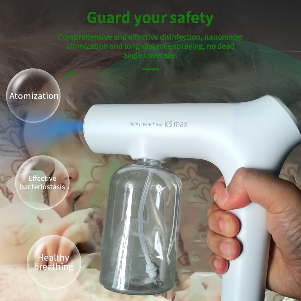 Torkrig Atomizer Sprayer Rechargeable Nano Mist & Barber Spray Gun