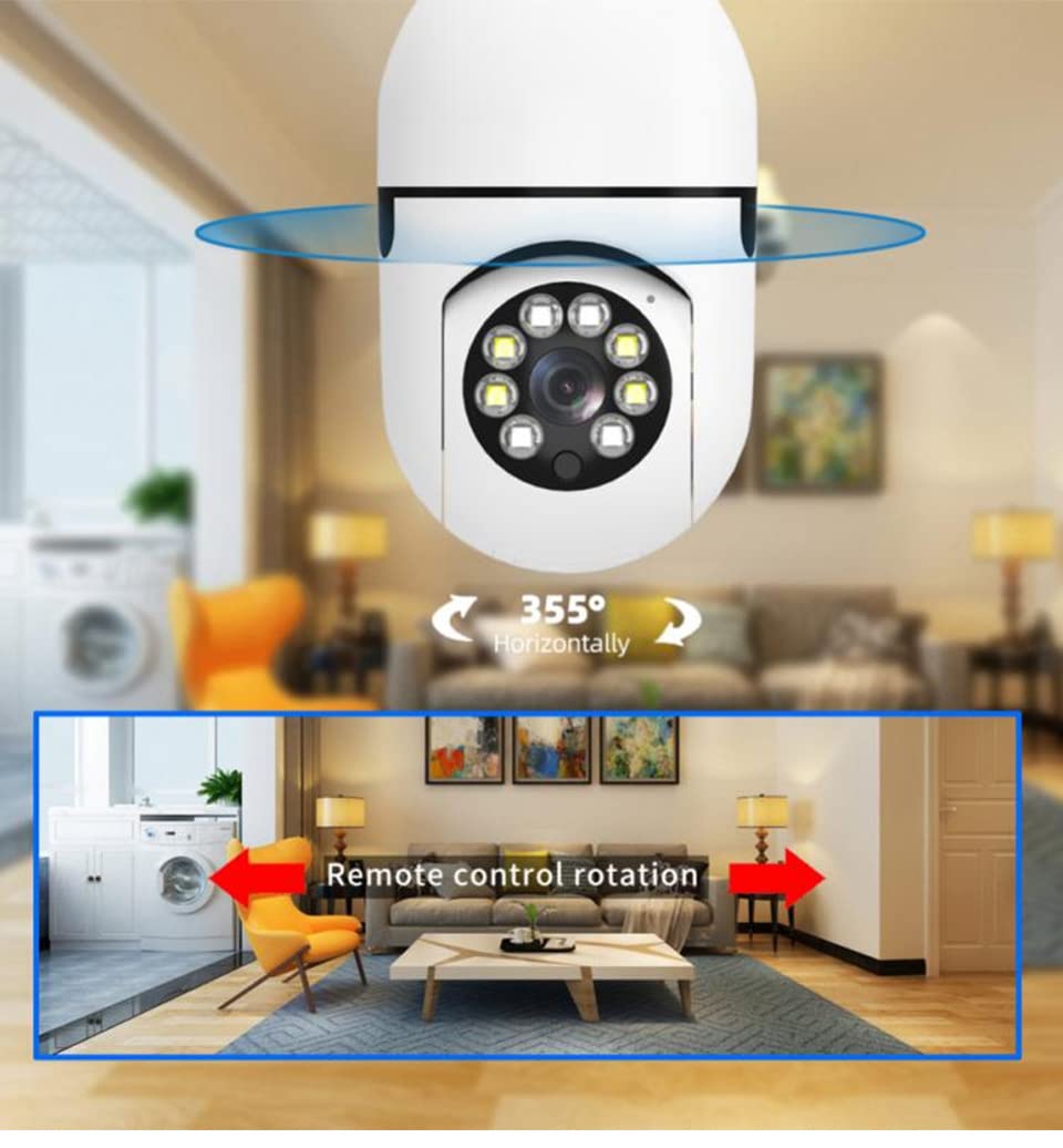 Torkrig Light Bulb Security Camera