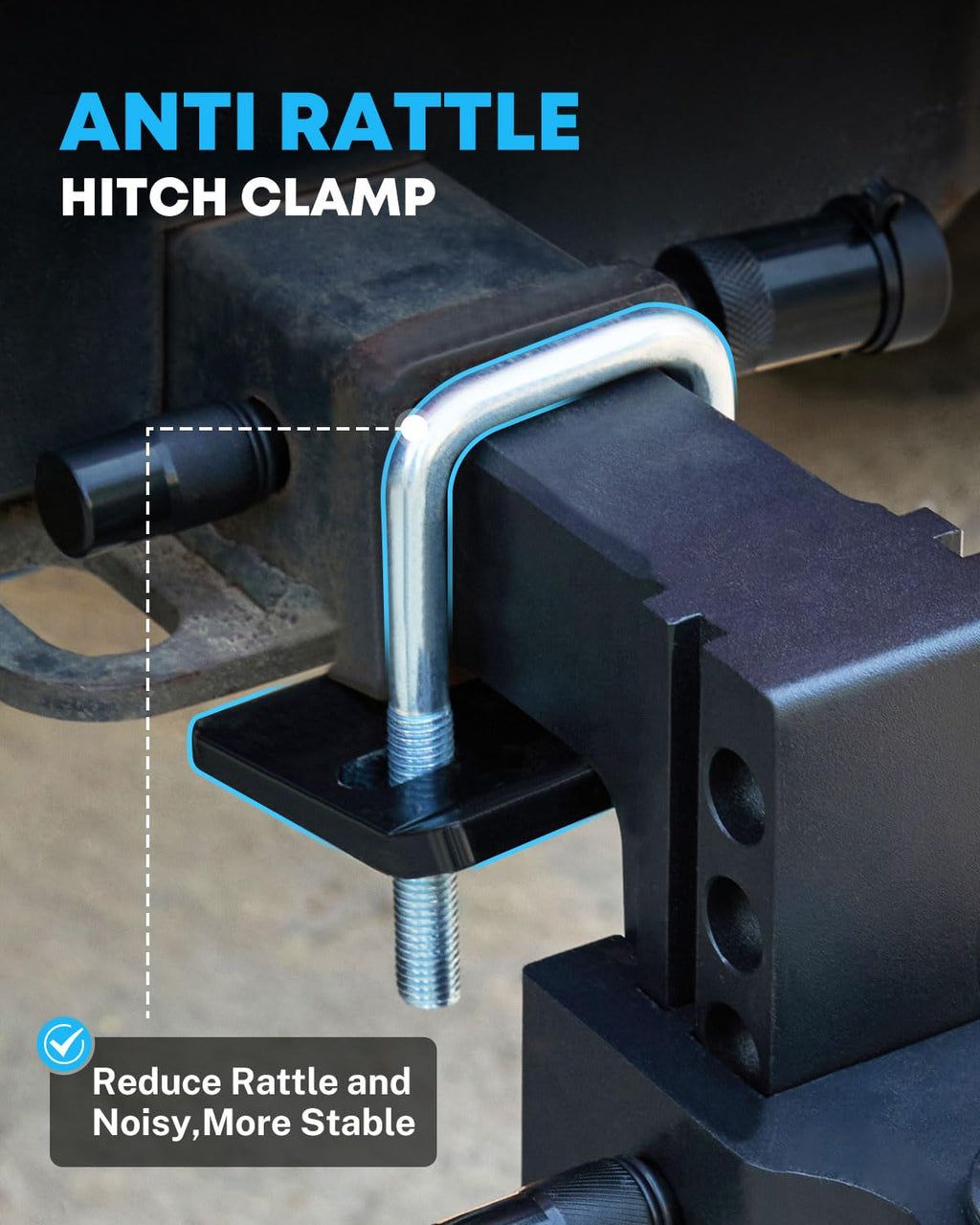 Torkrig 2-in-1 Adjustable Trailer Hitch