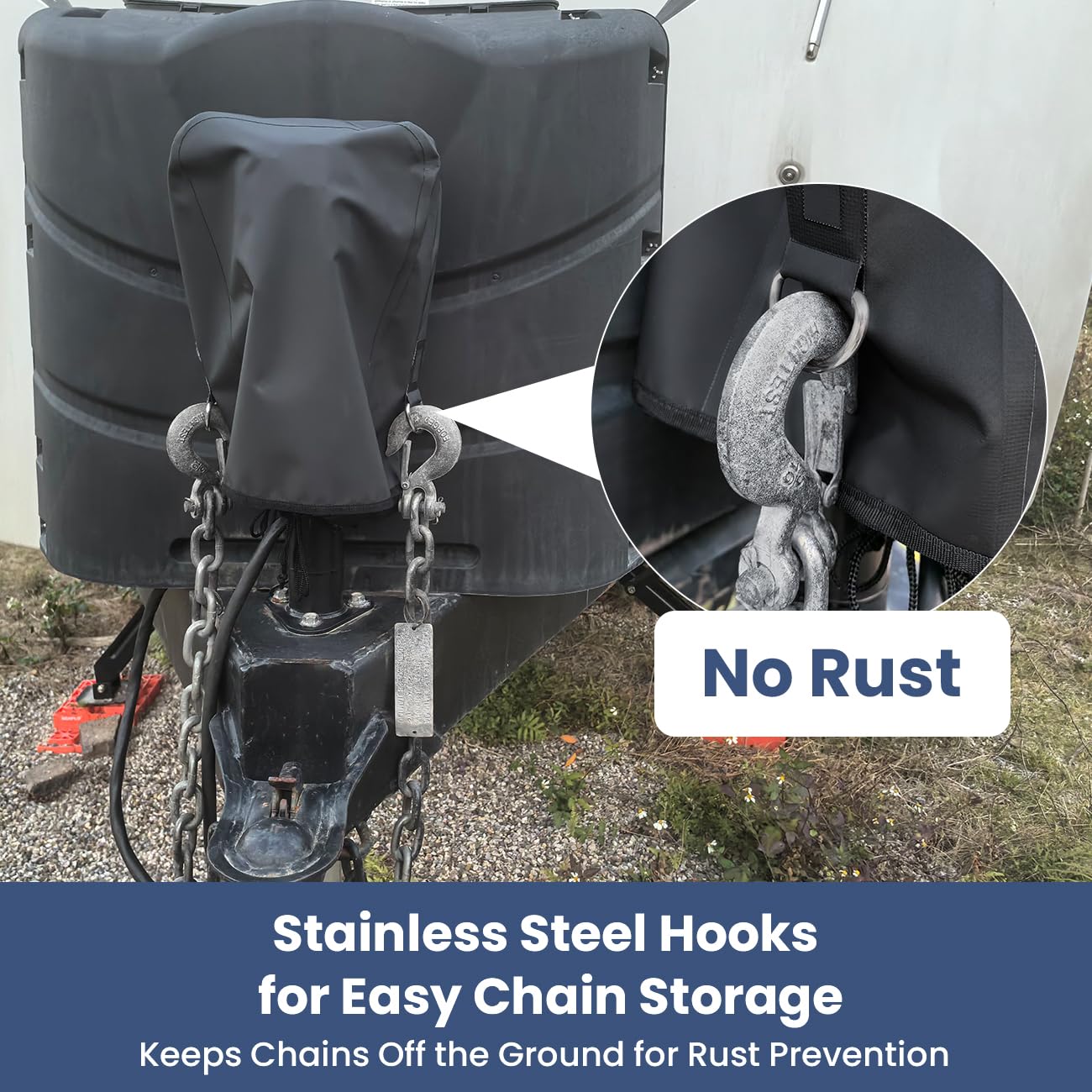 Torkrig RV Electric Tongue Jack Cover