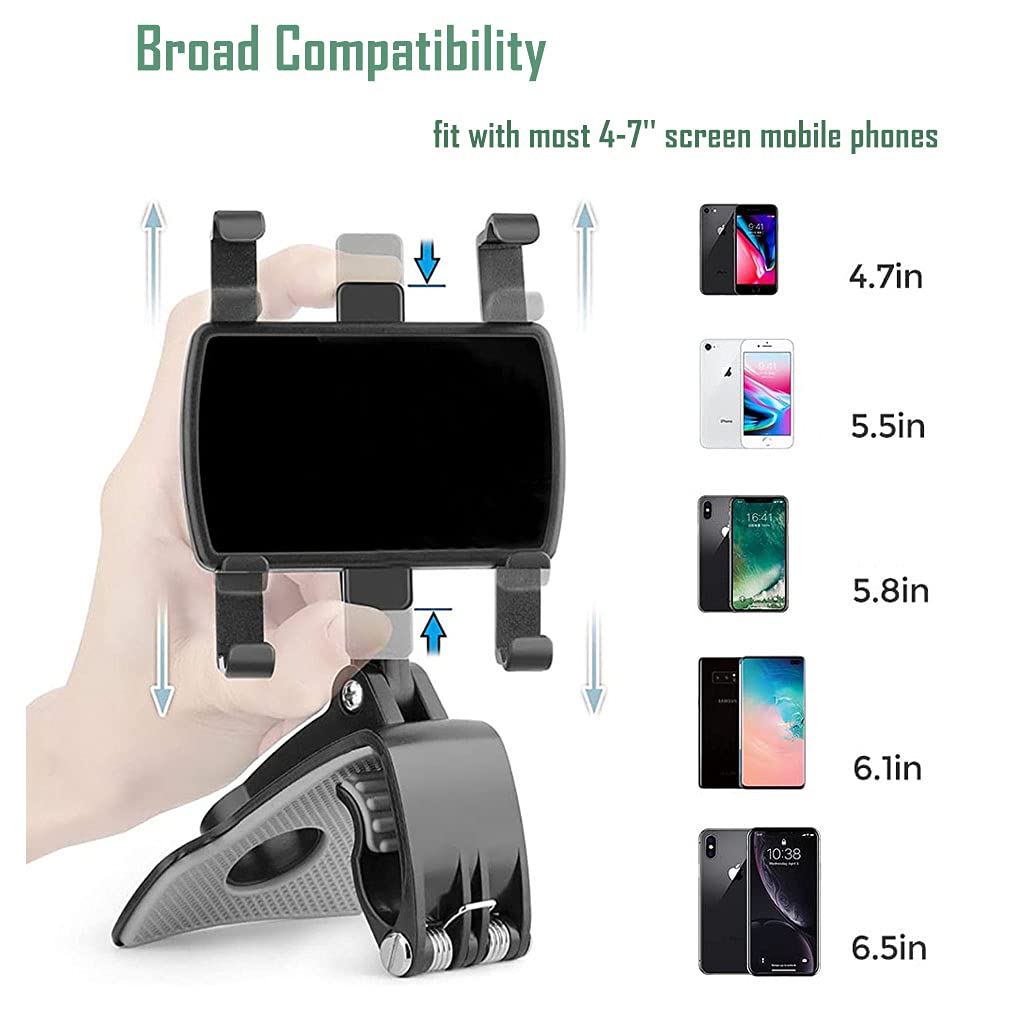 Torkrig Car Phone Holder with 360 Degree Rotation