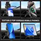 Torkrig 2 in 1 Auto Rotating Car Charger Holder