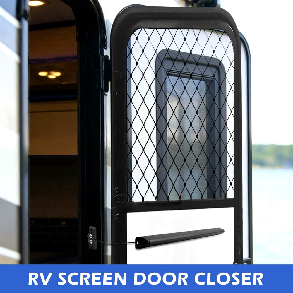 Torkrig™ RV Screen Door Closer Kit - Automatic Spring-Close DIY Kit