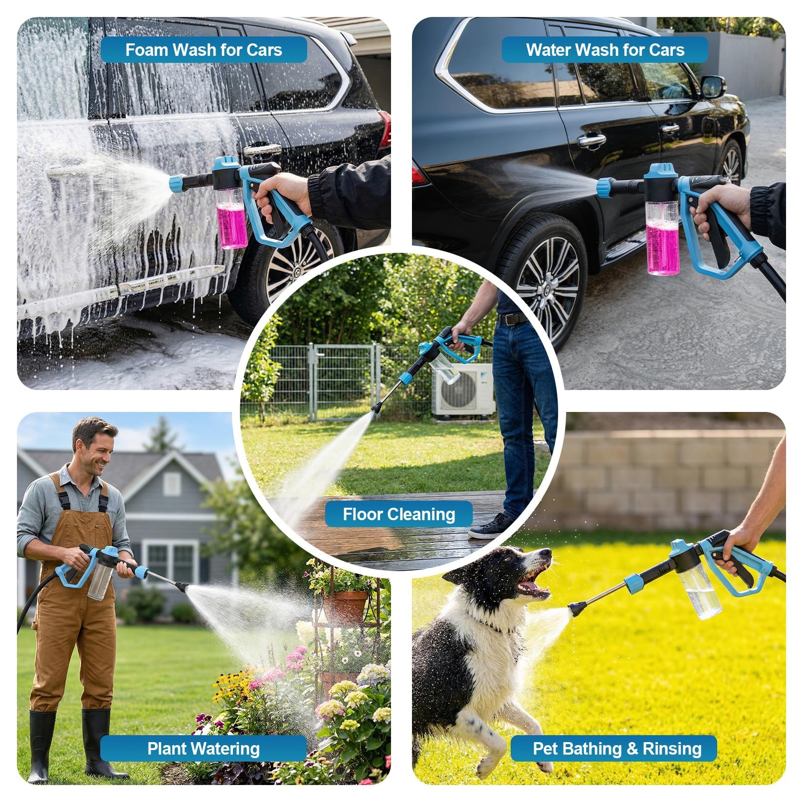 Torkrig Car Wash Foam Gun for Garden Hose